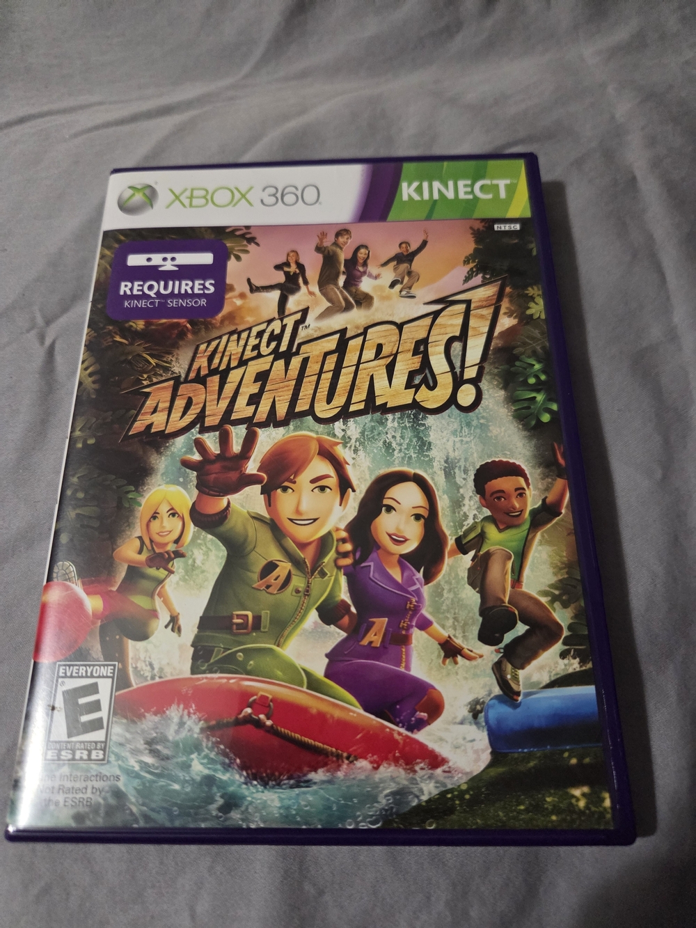 Kinect Adventures! (Xbox 360) - Purple Case
